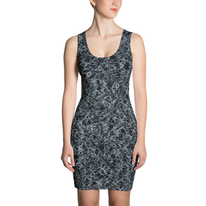 Black - #8e7d1a00 - Ocean Black - ALTINO Fitted Dress - Earth Collection - Stop Plastic Packaging - #PlasticCops - Apparel - Accessories - Clothing For Girls - Women Dresses