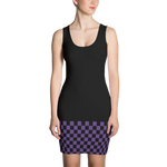 Violet - #442b0620 - Grape Black - ALTINO Fitted Dress - Summer Never Ends Collection - Stop Plastic Packaging - #PlasticCops - Apparel - Accessories - Clothing For Girls - Women Dresses