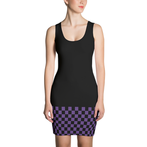 Violet - #442b0620 - Grape Black - ALTINO Fitted Dress - Summer Never Ends Collection - Stop Plastic Packaging - #PlasticCops - Apparel - Accessories - Clothing For Girls - Women Dresses