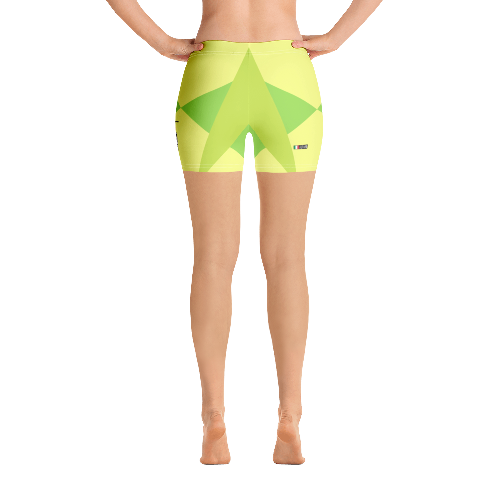 #6044e0b0 - Green Apple Kiwi Pear - ALTINO Sport Shorts - Summer Never Ends Collection