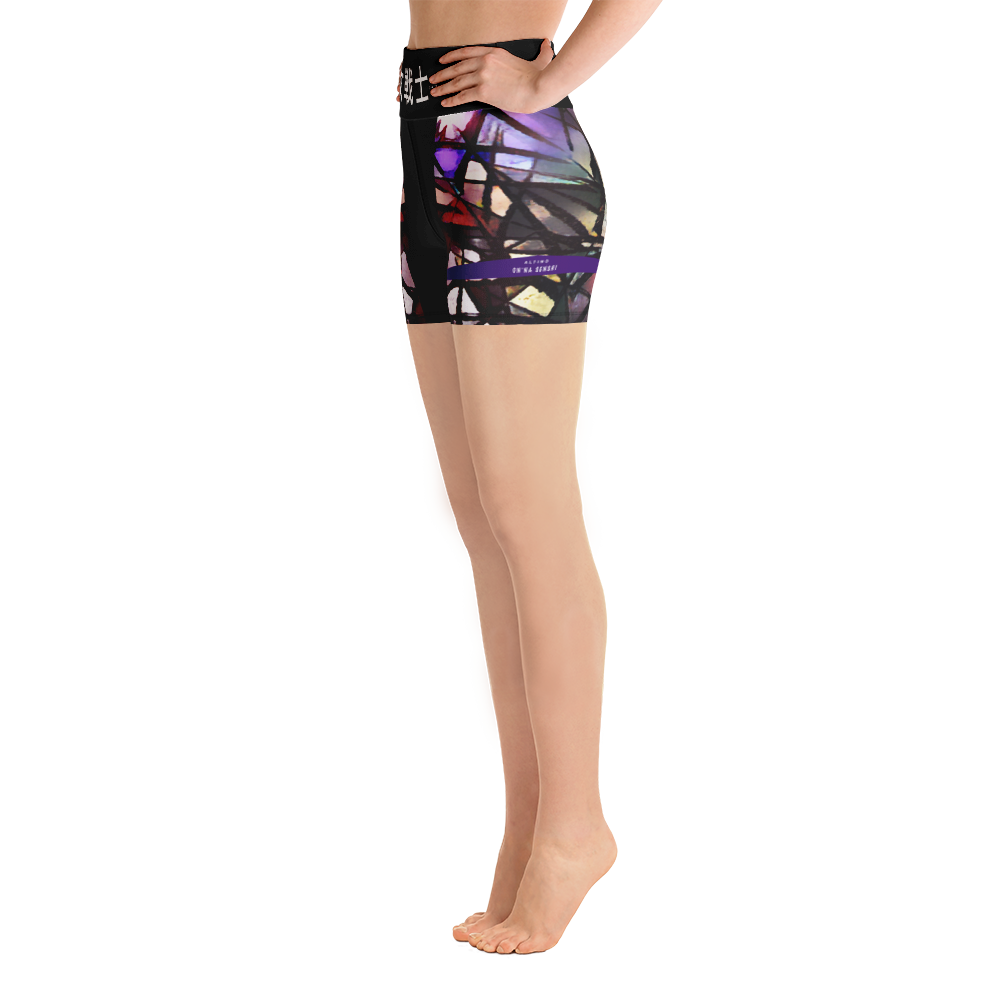 #b2e127a0 - ALTINO Senshi Yoga Shorts - Senshi Girl Collection