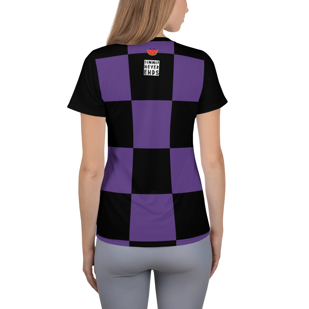 #6f2b96a0 - Grape Black - ALTINO Mesh Shirts - Summer Never Ends Collection