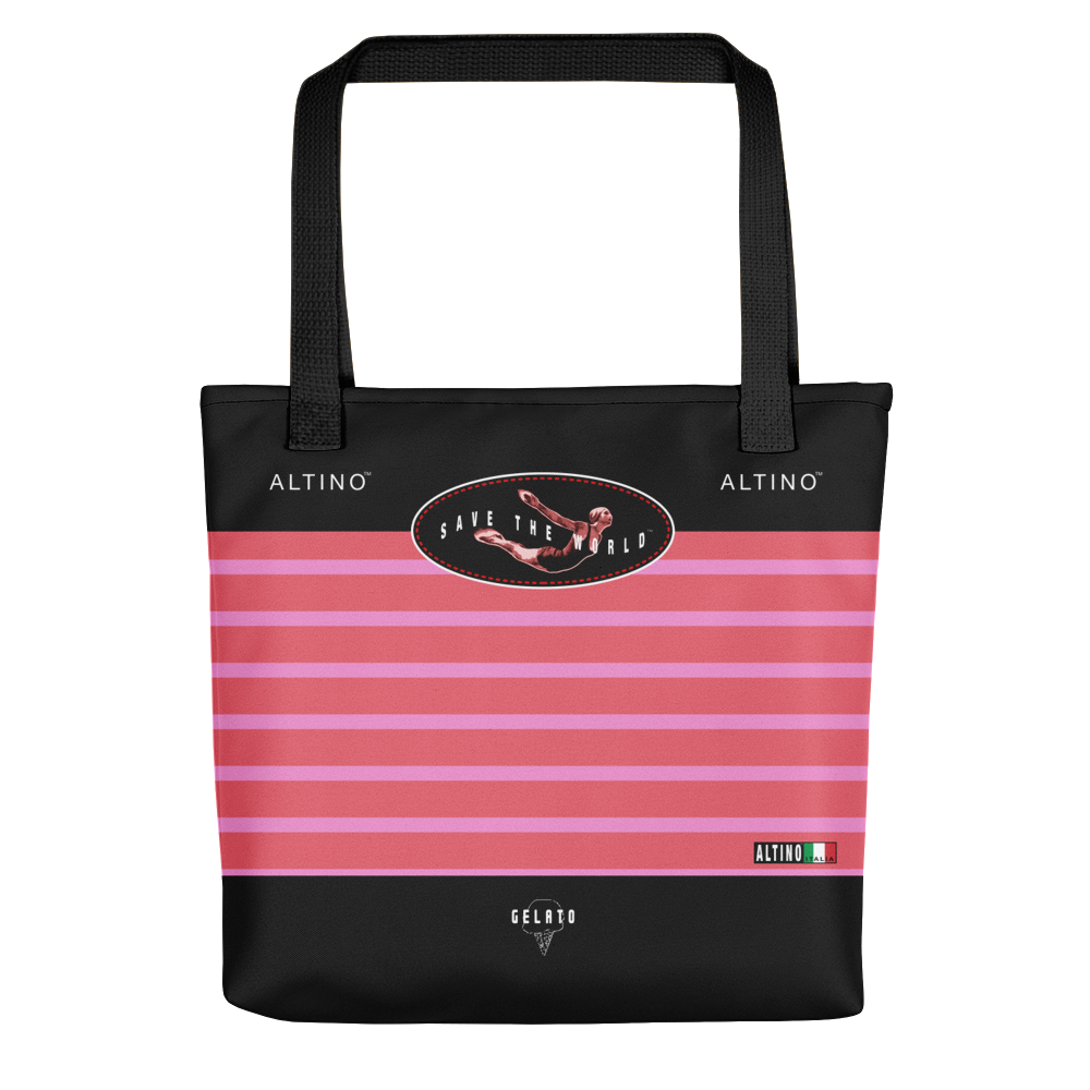 Red - #4cf169a0 - Watermelon Bubble Gum Sorbet - ALTINO Tote Bag - Gelato Collection - Sports - Stop Plastic Packaging - #PlasticCops - Apparel - Accessories - Clothing For Girls - Women Handbags