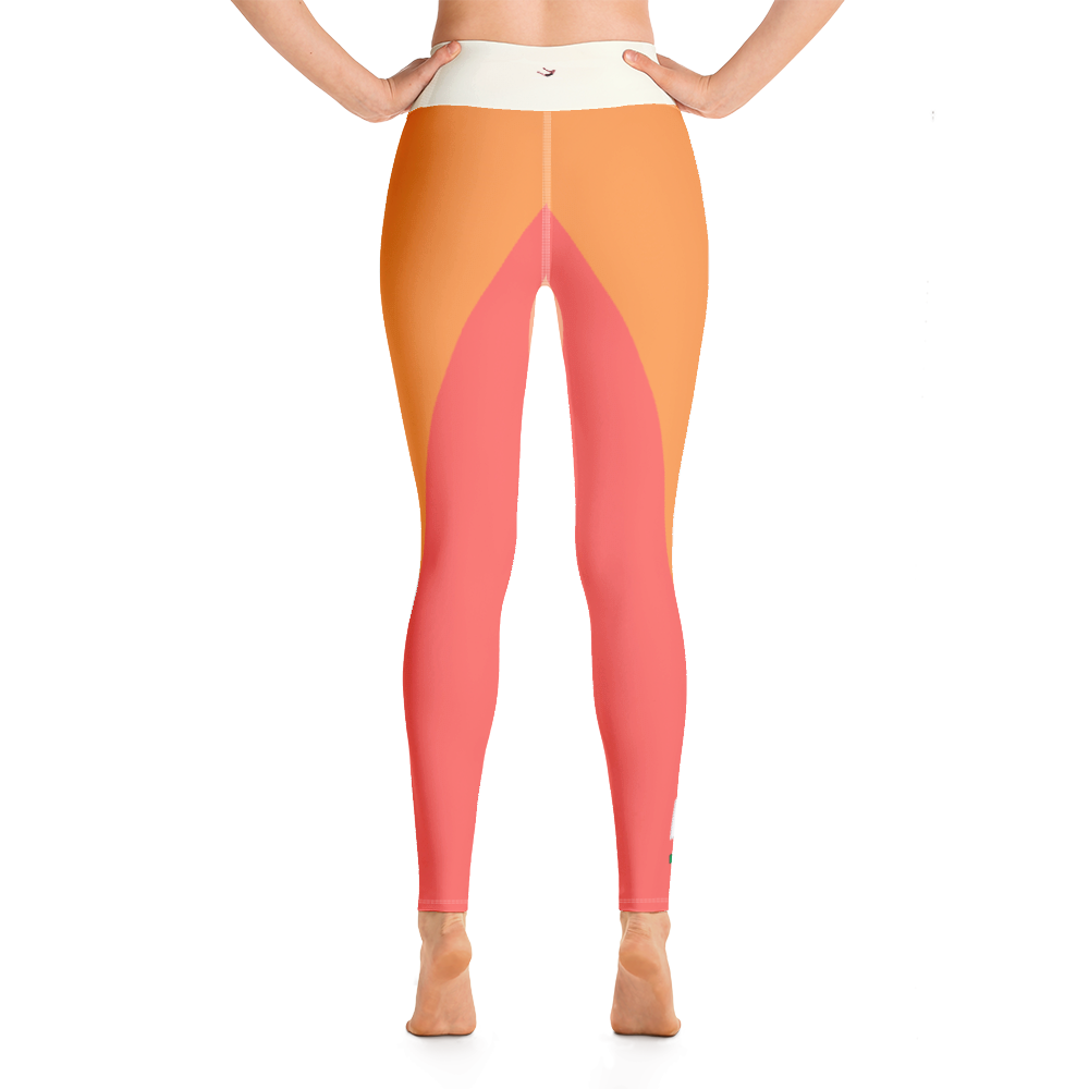 #9fb676d0 - Cantaloupe Orange Cream Watermelon - ALTINO Yoga Pants - Team GIRL Player