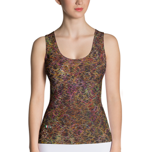 Black - #ca80ca80 - Black Chocolate All Flavor Rumble - ALTINO Fitted Tank Top - Stop Plastic Packaging - #PlasticCops - Apparel - Accessories - Clothing For Girls - Women Tops