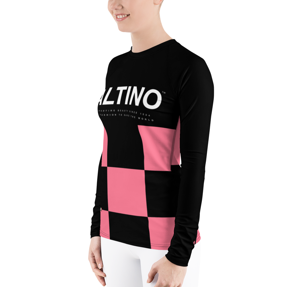 #57febda0 - Strawberry Black - ALTINO Body Shirt - Summer Never Ends Collection