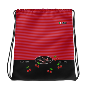 Crimson - #ec5d56a0 - Pomegranate Wild Cherry Sorbet - ALTINO Draw String Bag - Gelato Collection - Sports - Stop Plastic Packaging - #PlasticCops - Apparel - Accessories - Clothing For Girls - Women Handbags