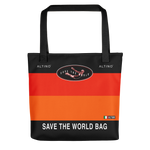Red - #77df32a0 - Orange Maraschino Cherry Frost - ALTINO Tote Bag - Sports - Stop Plastic Packaging - #PlasticCops - Apparel - Accessories - Clothing For Girls - Women Handbags
