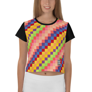 Black - #3f052ea0 - Fruit Melody - ALTINO Crop Tees - Summer Never Ends Collection - Stop Plastic Packaging - #PlasticCops - Apparel - Accessories - Clothing For Girls - Women Tops