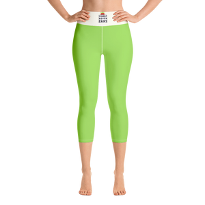 #2e0b5230 - Green Apple - ALTINO Yoga Capri - Summer Never Ends Collection