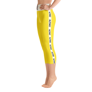 #ad329330 - Pineapple - ALTINO Yoga Capri - Summer Never Ends Collection