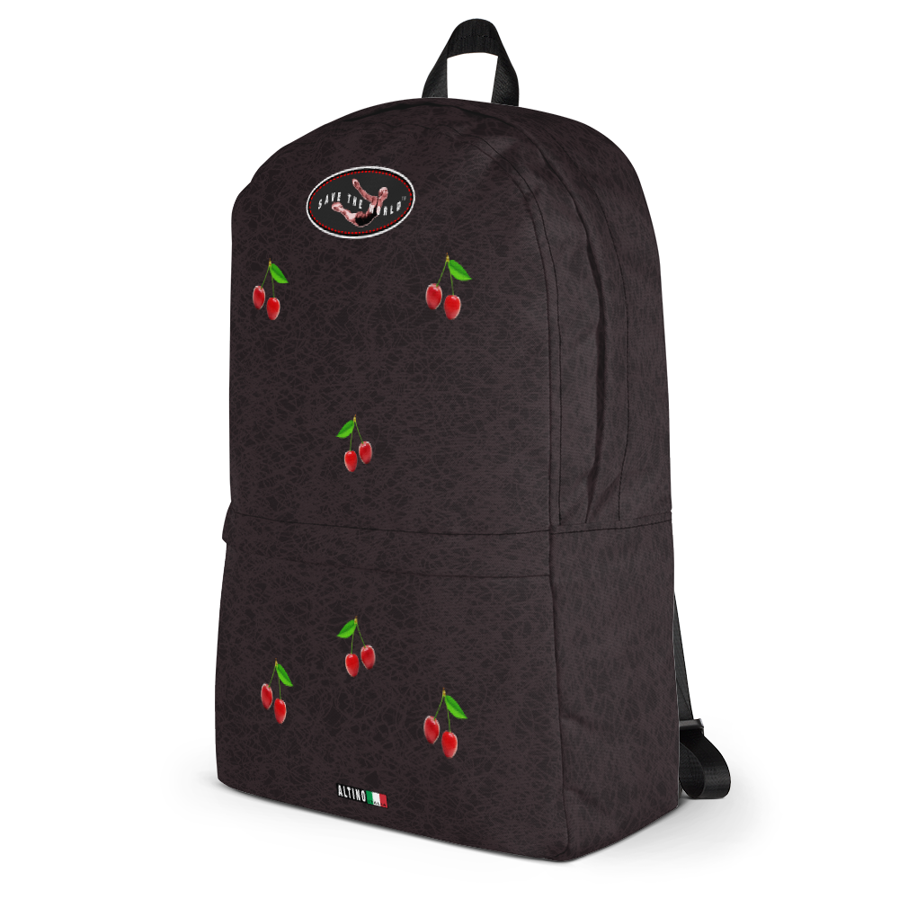 #f4007fa0 - Black Chocolate Cherry Cherry Twister - ALTINO Super Yummy Backpack