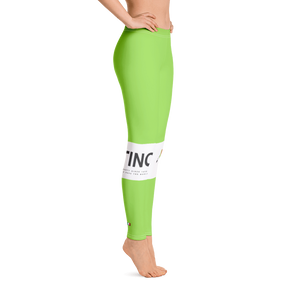 #38fd77b0 - Green Apple - ALTINO Leggings - Summer Never Ends Collection