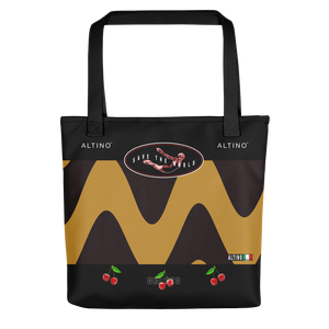 Black - #cca315a0 - Black Chocolate Vanilla Brittle Sorbet - ALTINO Tote Bag - Gelato Collection - Sports - Stop Plastic Packaging - #PlasticCops - Apparel - Accessories - Clothing For Girls - Women Handbags