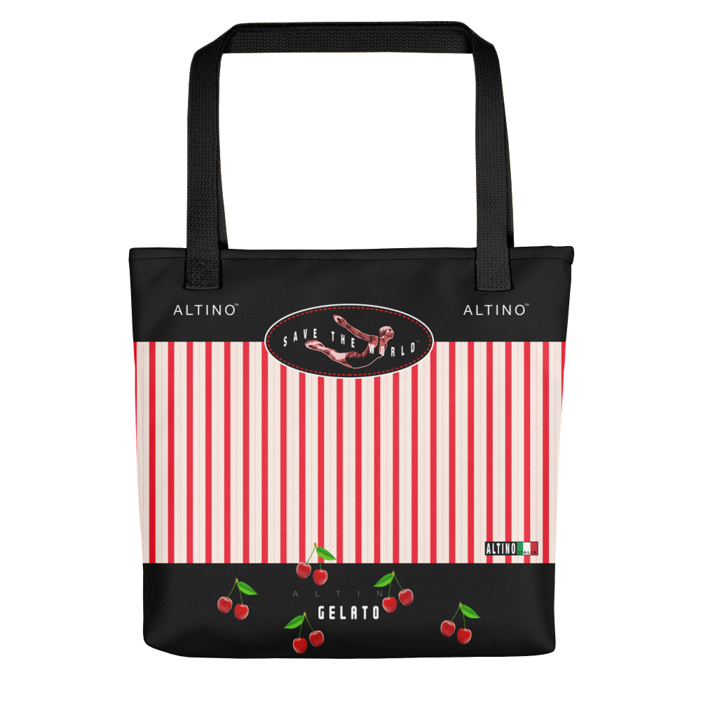 Crimson - #985587a0 - Red Raspberry Papaya Swirl - ALTINO Tote Bag - Gelato Collection - Sports - Stop Plastic Packaging - #PlasticCops - Apparel - Accessories - Clothing For Girls - Women Handbags