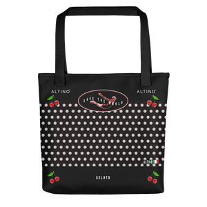 Black - #070173a0 - Black Chocolate Coconut Sorbet - ALTINO Tote Bag - Gelato Collection - Sports - Stop Plastic Packaging - #PlasticCops - Apparel - Accessories - Clothing For Girls - Women Handbags