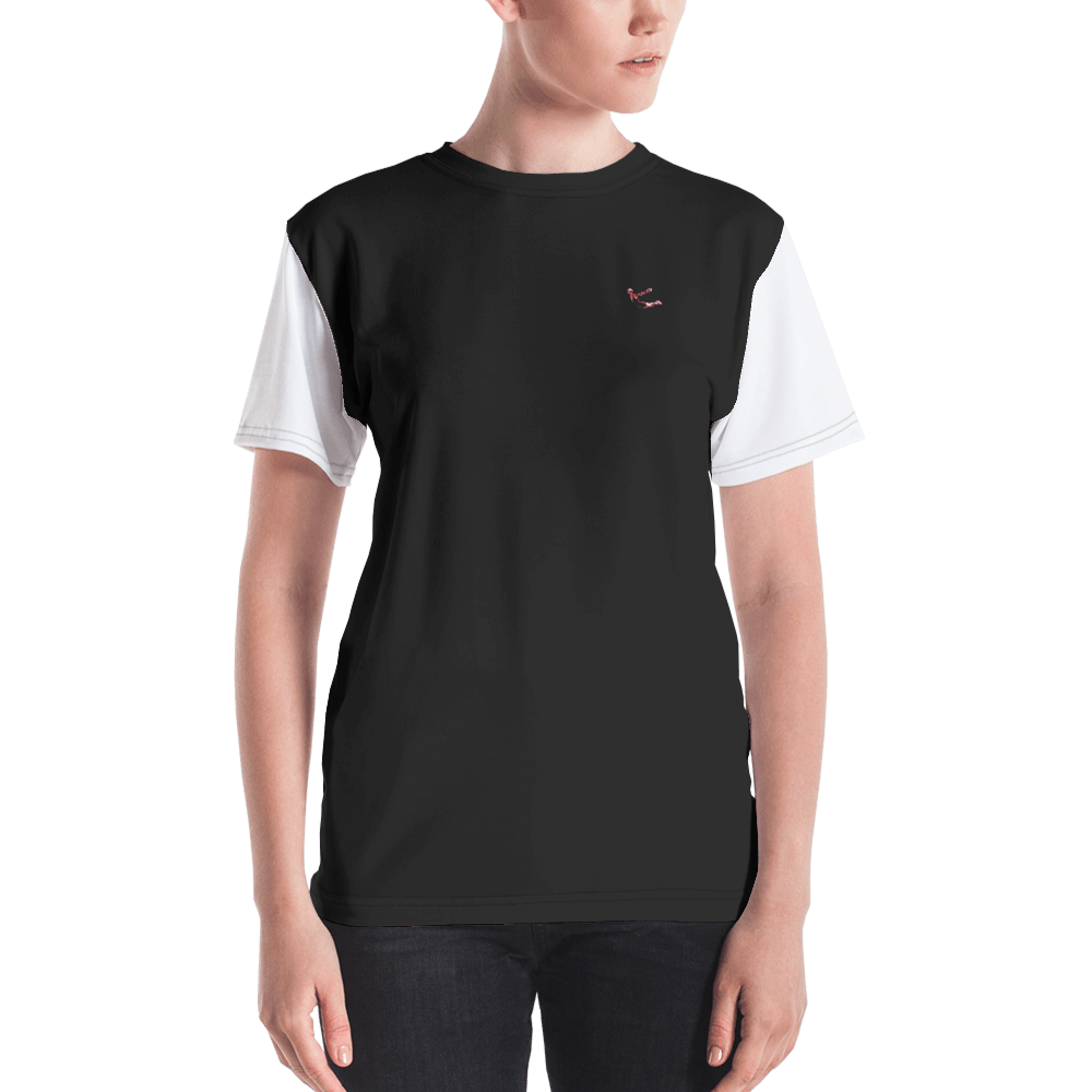 Black - #a1bbce02 - ALTINO Crew Neck T - Shirt - The Edge Collection - Stop Plastic Packaging - #PlasticCops - Apparel - Accessories - Clothing For Girls - Women Tops