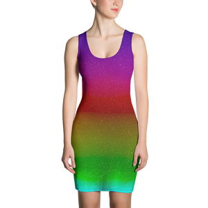 Black - #1a082a00 - Gritty Girl Orb 694088 - ALTINO Fitted Dress - Gritty Girl Collection - Stop Plastic Packaging - #PlasticCops - Apparel - Accessories - Clothing For Girls - Women Dresses