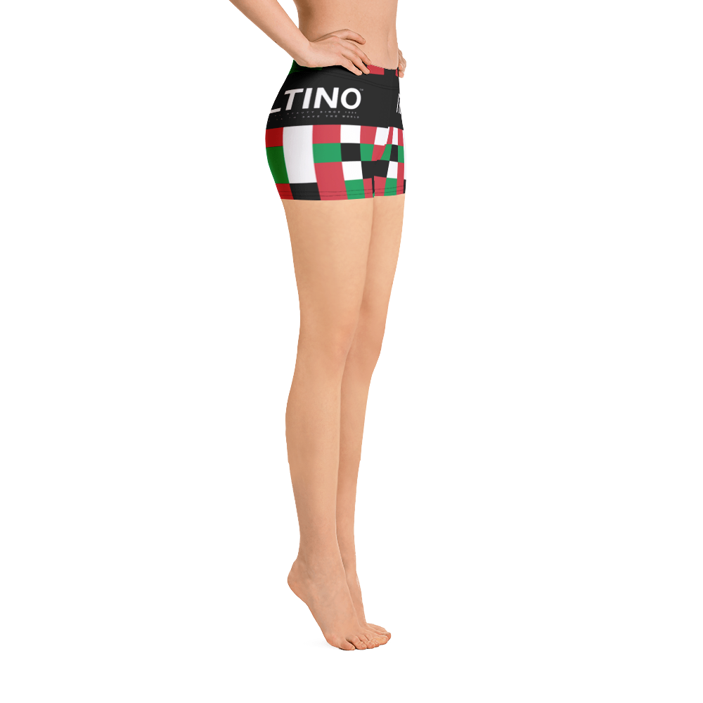 Black - #b96313a0 - Viva Italia Art Commission Number 22 - ALTINO Sport Shorts - Stop Plastic Packaging - #PlasticCops - Apparel - Accessories - Clothing For Girls - Women Pants