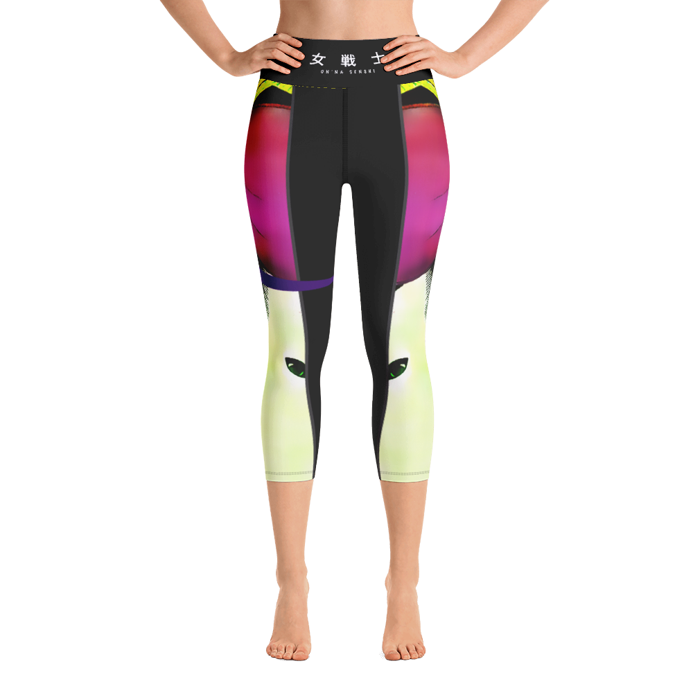 #e56bc9a0 - ALTINO Senshi Yoga Capri - Senshi Girl Collection