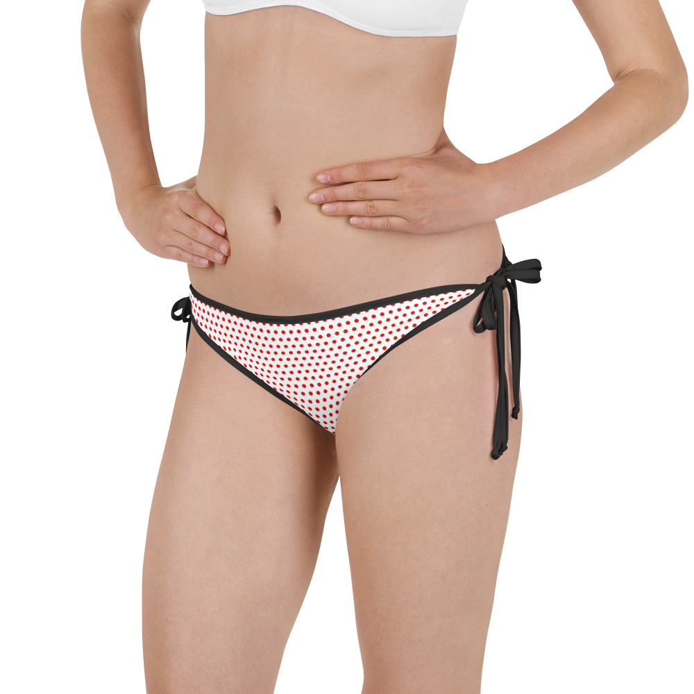 #15e67200 - Mocha And Wild Cherry - ALTINO Reversible Bikini Swim Bottom