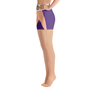 #7ed46890 - Grape Peach - ALTINO Yoga Shorts - Summer Never Ends Collection