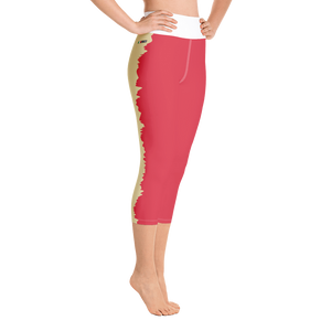 Red - #006c0890 - Red Raspberry Pear Stracciatella - ALTINO Yummy Yoga Capri - Stop Plastic Packaging - #PlasticCops - Apparel - Accessories - Clothing For Girls - Women Pants