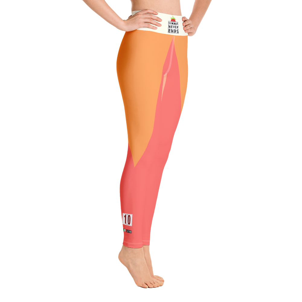 #9fb676d0 - Cantaloupe Orange Cream Watermelon - ALTINO Yoga Pants - Team GIRL Player