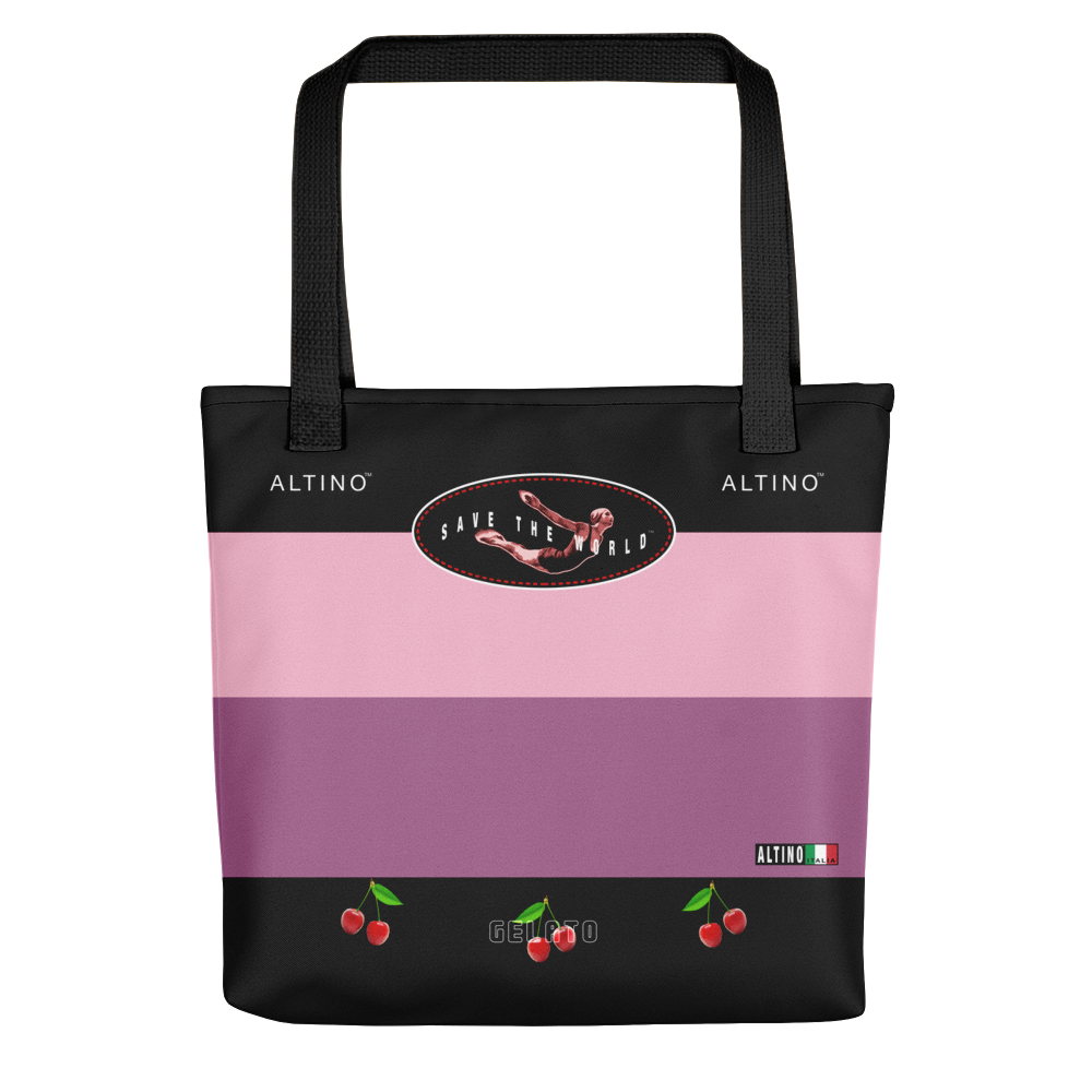 Crimson - #a9a6d1a0 - Strawberry Black Raspberry Stracciatella - ALTINO Tote Bag - Sports - Stop Plastic Packaging - #PlasticCops - Apparel - Accessories - Clothing For Girls - Women Handbags