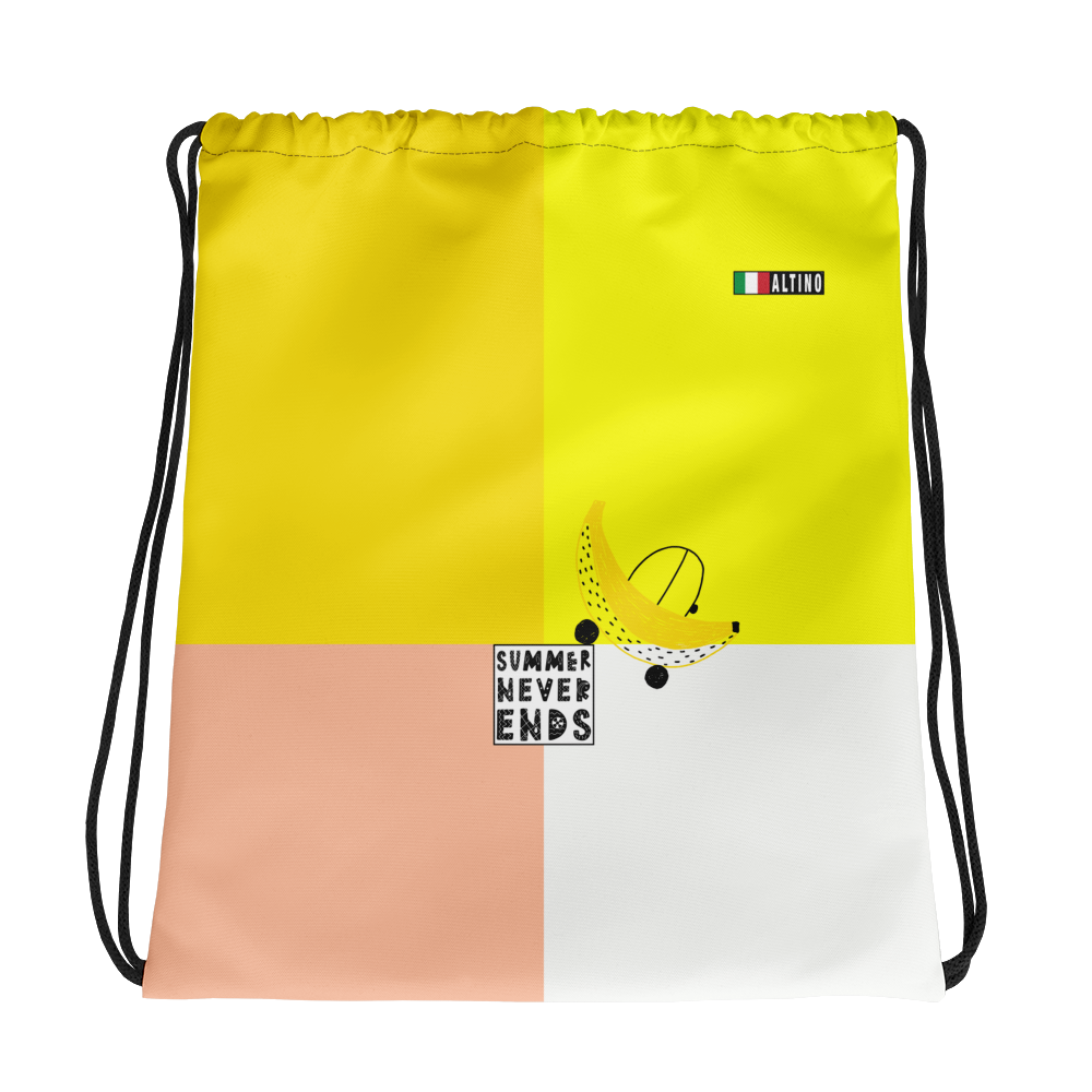 Amber - #2496baa0 - Pineapple Peach Lemon Coconut - ALTINO Draw String Bag - Sports - Stop Plastic Packaging - #PlasticCops - Apparel - Accessories - Clothing For Girls - Women Handbags