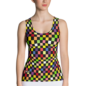 Black - #4843f4a0 - Fruit Melody - ALTINO Fitted Tank Top - Summer Never Ends Collection - Stop Plastic Packaging - #PlasticCops - Apparel - Accessories - Clothing For Girls - Women Tops