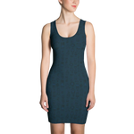 Vermilion - #6d95df00 - Tribal Sea Girl - ALTINO Fitted Dress - Earth Collection - Stop Plastic Packaging - #PlasticCops - Apparel - Accessories - Clothing For Girls - Women Dresses