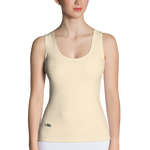 Orange - #45d53290 - Macadamia Black Chocolate Swirl - ALTINO Fitted Tank Top - Gelato Collection - Stop Plastic Packaging - #PlasticCops - Apparel - Accessories - Clothing For Girls - Women Tops