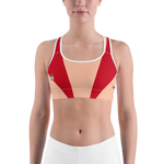 Vermilion - #8e1373b0 - Cherry Peach - ALTINO Sports Bra - Summer Never Ends Collection - Stop Plastic Packaging - #PlasticCops - Apparel - Accessories - Clothing For Girls -