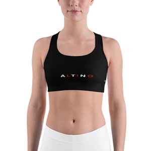 Black - #9829aba0 - ALTINO Sports Bra - Noir Collection - Stop Plastic Packaging - #PlasticCops - Apparel - Accessories - Clothing For Girls -