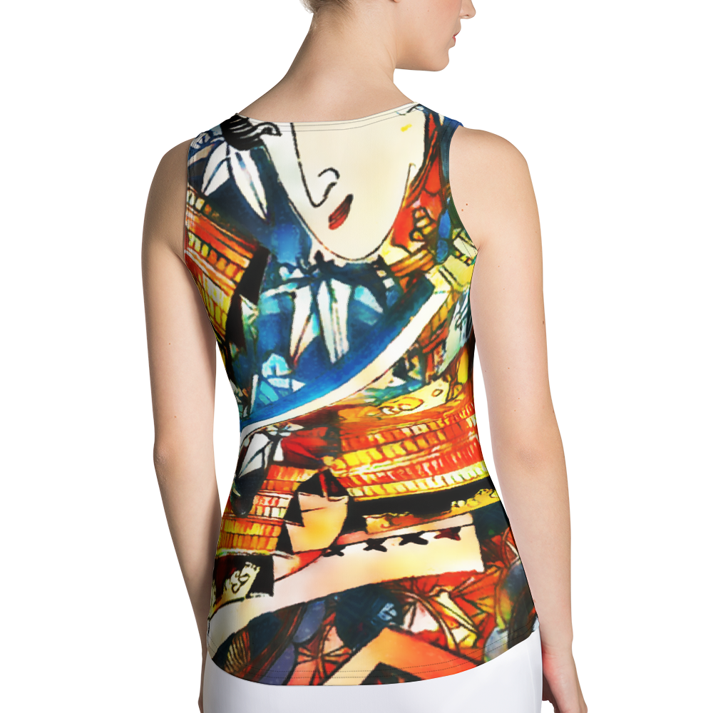 #aab21280 - ALTINO Senshi Fitted Tank Top - Senshi Girl Collection