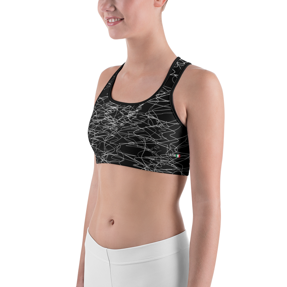 #b3b85580 - ALTINO Sports Bra - Noir Collection