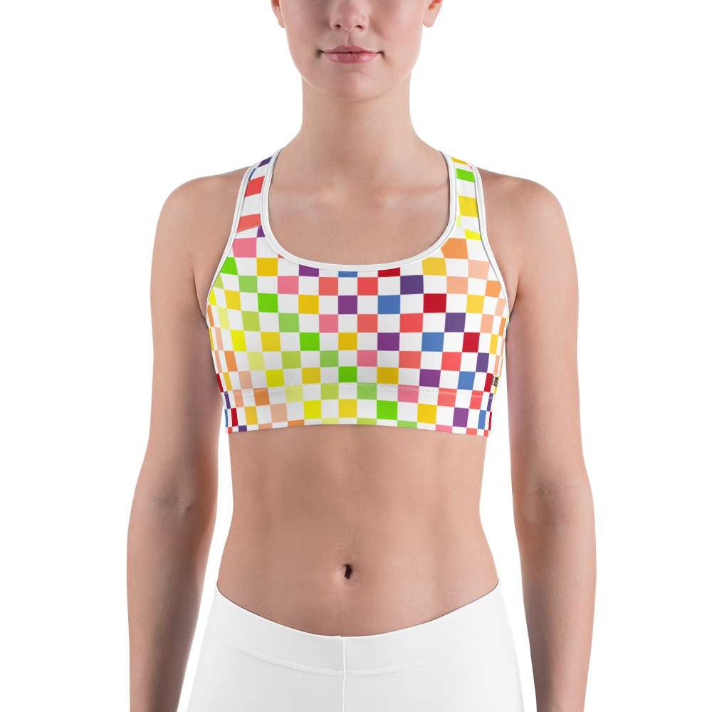 White - #68a086b0 - Fruit White - ALTINO Sports Bra - Summer Never Ends Collection - Stop Plastic Packaging - #PlasticCops - Apparel - Accessories - Clothing For Girls -