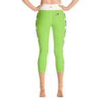 #2e0b5230 - Green Apple - ALTINO Yoga Capri - Summer Never Ends Collection