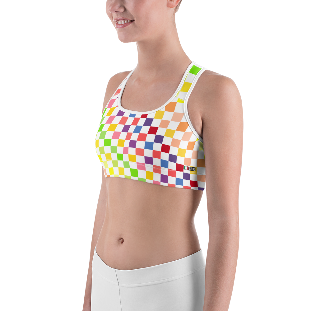 #68a086b0 - Fruit White - ALTINO Sports Bra - Summer Never Ends Collection