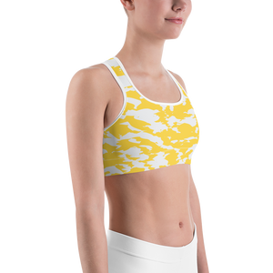 #1d19fb90 - Tangerine Vanilla Bean Sorbet - ALTINO Sports Bra - Gelato Collection