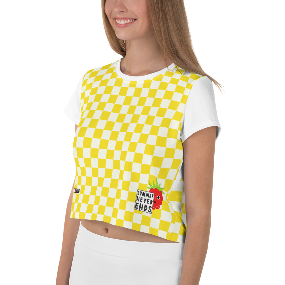 #bb584cb0 - Pineapple And Cream - ALTINO Crop Tees - Summer Never Ends Collection