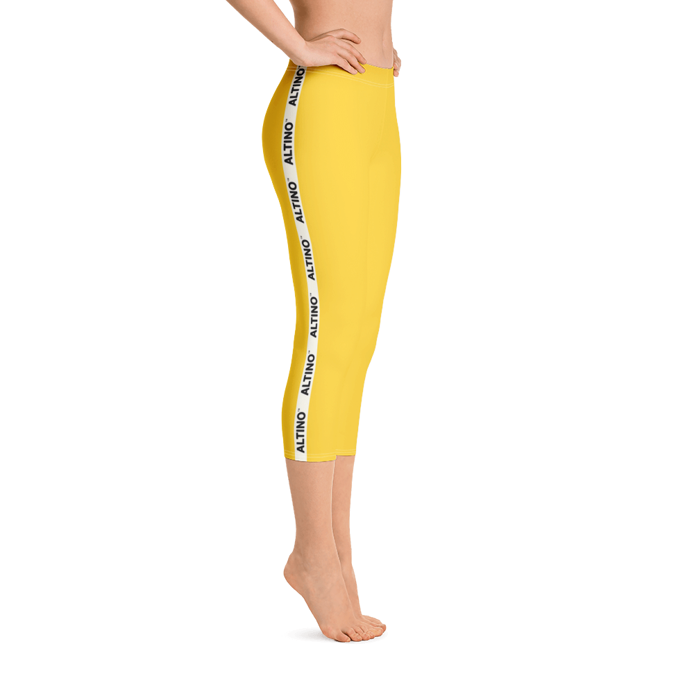 Amber - #578b3e30 - Bananna - ALTINO Capri - Summer Never Ends Collection - Yoga - Stop Plastic Packaging - #PlasticCops - Apparel - Accessories - Clothing For Girls - Women Pants