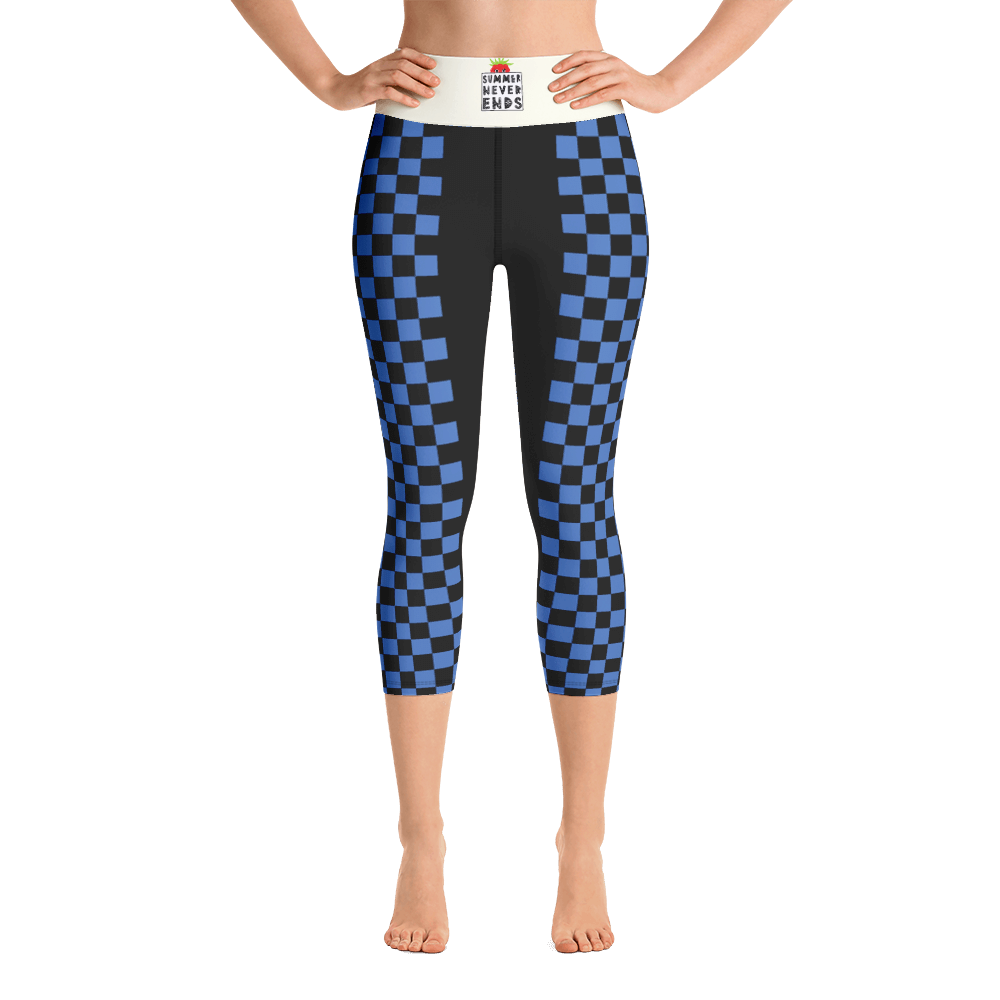 #9cd043a0 - Blueberry Black - ALTINO Yoga Capri - Summer Never Ends Collection