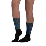 Azure - #0196c480 - Oceanic Ryukyu Trench - ALTINO Designer Socks - Earth Collection - Stop Plastic Packaging - #PlasticCops - Apparel - Accessories - Clothing For Girls - Women Footwear