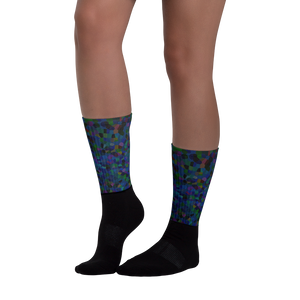 Azure - #0196c480 - Oceanic Ryukyu Trench - ALTINO Designer Socks - Earth Collection - Stop Plastic Packaging - #PlasticCops - Apparel - Accessories - Clothing For Girls - Women Footwear