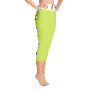 Yellow - #a7f2ef30 - Kiwi - ALTINO Yoga Capri - Summer Never Ends Collection - Stop Plastic Packaging - #PlasticCops - Apparel - Accessories - Clothing For Girls - Women Pants