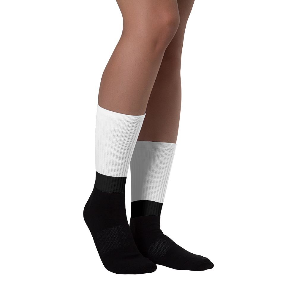 #428b5880 - Black White - ALTINO Designer Socks - Summer Never Ends Collection