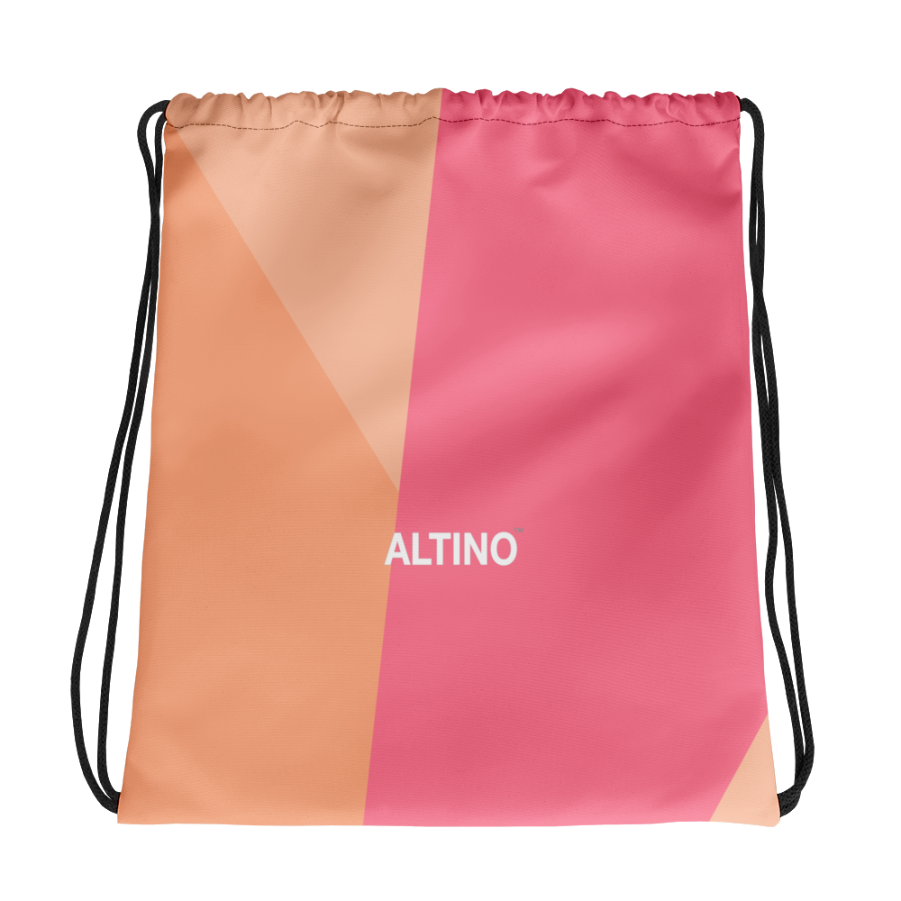 #ffca7ca0 - Orange Cream Peach Strawberry - ALTINO Draw String Bag