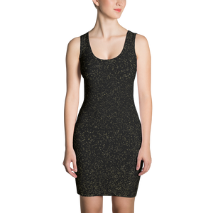 Black - #eab90a00 - Black Magic Super Gold - ALTINO Fitted Dress - Gritty Girl Collection - Stop Plastic Packaging - #PlasticCops - Apparel - Accessories - Clothing For Girls - Women Dresses